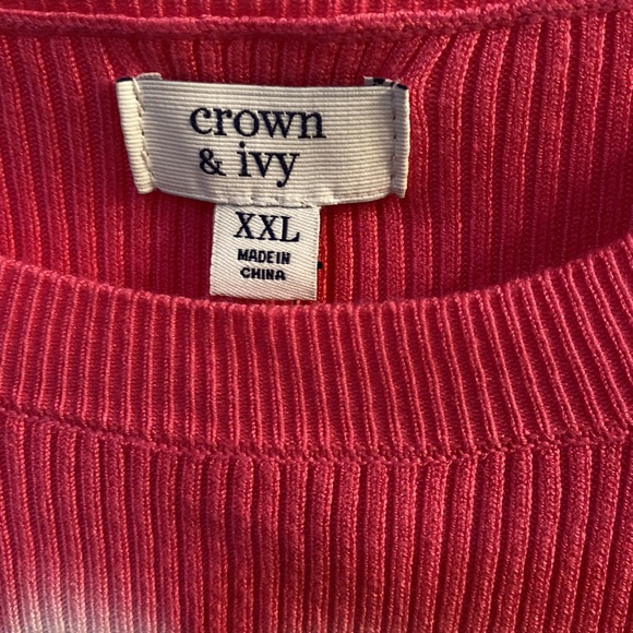 CROWN & IVY TOP XXL NWT - Picture 3 of 4